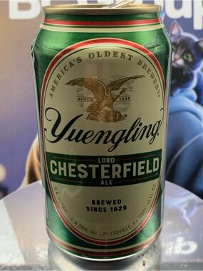Vintage Beer Can Yuengling Lord Chesterfield Chetty Ale Tab Empty Aluminum Can